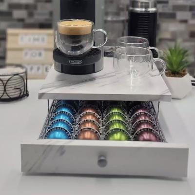 40 pcs coffee capsules drawer